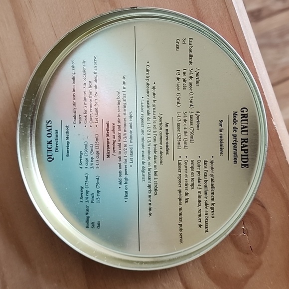 Vintage Robin Hood oats collectible tin - Picture 7 of 12